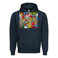Navy teacher autism Zipper Hoodie - CowGirlArtShop