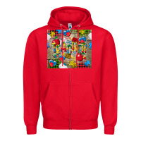Red teacher autism Zipper Hoodie - CowGirlArtShop