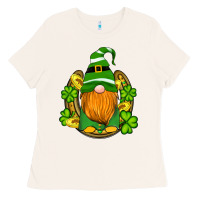 Bone st patricks day gnomes horseshoe shamrock gold Ladies Tee - Artiststas
