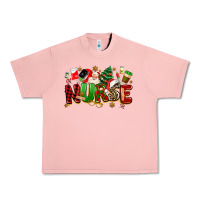 Salmon christmas  nurse Urban Heavy Tee - MaliasSmallBusiness
