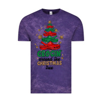 Cloud Purple crocin around the christmas tree Vintage Tee - MaliasSmallBusiness