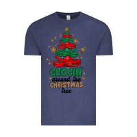 Vintage Denim crocin around the christmas tree Vintage Tee - MaliasSmallBusiness