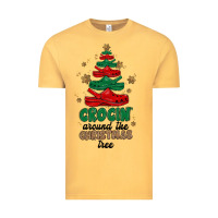 Vintage Mustard crocin around the christmas tree Vintage Tee - MaliasSmallBusiness