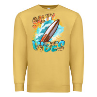 Antique Gold Salty vibes Premium Sweatshirt - FaDigitalArtStudio