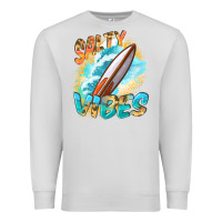 Dove Grey Salty vibes Premium Sweatshirt - FaDigitalArtStudio