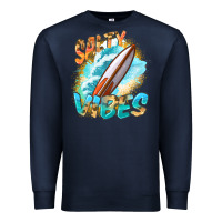 Navy Salty vibes Premium Sweatshirt - FaDigitalArtStudio