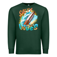 Sports Green Salty vibes Premium Sweatshirt - FaDigitalArtStudio