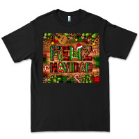 Black feliz navidad Christmas cactus leopard Premium Tee - JahusDesignShop