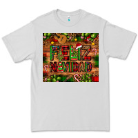 Dove Grey feliz navidad Christmas cactus leopard Premium Tee - JahusDesignShop