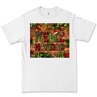 White feliz navidad Christmas cactus leopard Premium Tee - JahusDesignShop