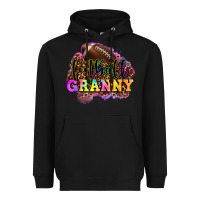Black football granny Heavyweight Hoodie - OliviaCreatesArt