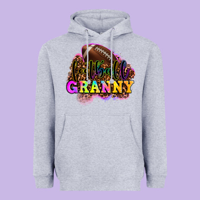 Football Granny Heavyweight Hoodie Designed By Oliviacreatesart