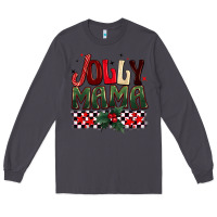 Smoke Christmas jolly mama Long Sleeve Tee - BarkalooDesign