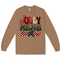 Toasted Coconut Christmas jolly mama Long Sleeve Tee - BarkalooDesign