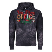 Cloud Black very merry office squad Vintage Hoodie - MaliasSmallBusiness