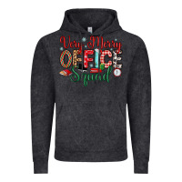Vintage Black very merry office squad Vintage Hoodie - MaliasSmallBusiness