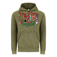 Vintage Olive very merry office squad Vintage Hoodie - MaliasSmallBusiness