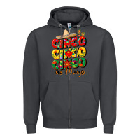 Smoke cinco cinco cinco de mayo Zipper Hoodie - CowGirlArtShop