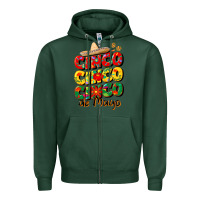 Sports Green cinco cinco cinco de mayo Zipper Hoodie - CowGirlArtShop