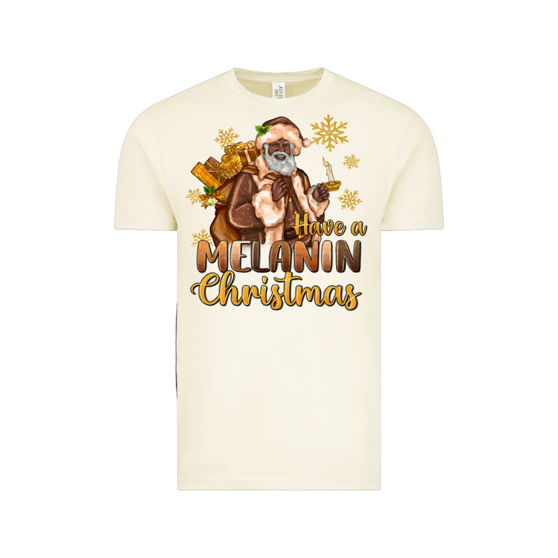 Have A Melanin Christmas Black Santa Vintage Tee by MaliasSmallBusiness | Teevron