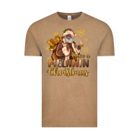 Vintage Coffee have a melanin christmas black santa Vintage Tee - MaliasSmallBusiness