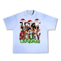 Grape Ice christmas three cows mooey christmas Urban Heavy Tee - MaliasSmallBusiness