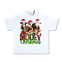 White christmas three cows mooey christmas Urban Heavy Tee - MaliasSmallBusiness