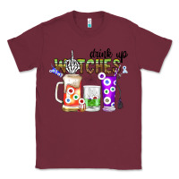 Burgundy Drink Up Witches Classic Tee - CowhideDigitalArt