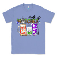 Colony Blue Drink Up Witches Classic Tee - CowhideDigitalArt