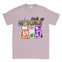 Lilac Drink Up Witches Classic Tee - CowhideDigitalArt