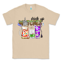 Mushroom Drink Up Witches Classic Tee - CowhideDigitalArt