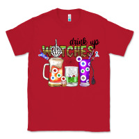 Red Drink Up Witches Classic Tee - CowhideDigitalArt