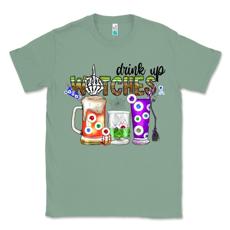 Drink Up Witches Classic Tee by CowhideDigitalArt | Teevron