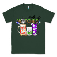 Sports Green Drink Up Witches Classic Tee - CowhideDigitalArt