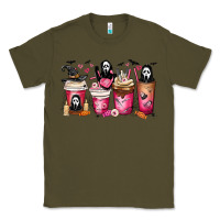 Army Green Scream Coffee Cups Classic Tee - MaliasSmallBusiness