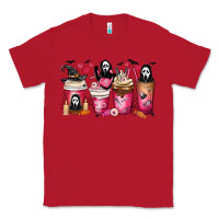 Red Scream Coffee Cups Classic Tee - MaliasSmallBusiness