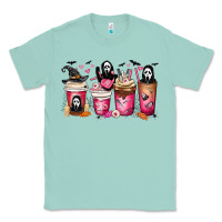 Seafoam Scream Coffee Cups Classic Tee - MaliasSmallBusiness