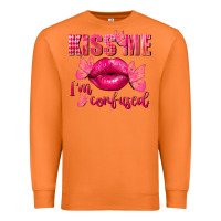 Carrot Kiss me i'm so confused Valentine's Day Premium Sweatshirt - FaDigitalArtStudio