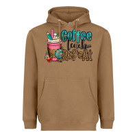 Toasted Coconut coffee teach repeat Heavyweight Hoodie - OliviaCreatesArt