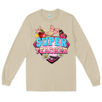 Mushroom super teacher Long Sleeve Tee - BarkalooDesign