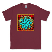 Burgundy gemstone cactus christmas coaster Classic Tee - JahusDesignShop