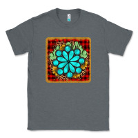 Charcoal Heather gemstone cactus christmas coaster Classic Tee - JahusDesignShop