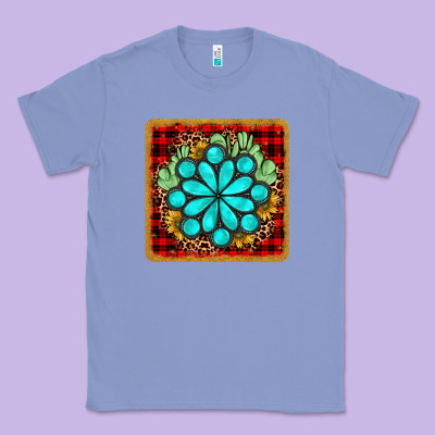 Gemstone Cactus Christmas Coaster Classic Tee Designed By Jahusdesignshop