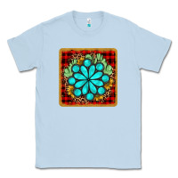 Dusty Blue gemstone cactus christmas coaster Classic Tee - JahusDesignShop
