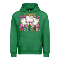 Emerald Happy Easter Urban Hoodie - CowhideDigitalArt
