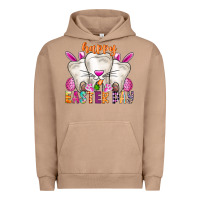Pigment Burro Happy Easter Urban Hoodie - CowhideDigitalArt