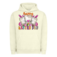 Pigment Pistachio Happy Easter Urban Hoodie - CowhideDigitalArt