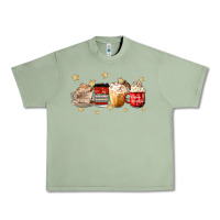 Oil Green christmas coffee Urban Heavy Tee - MaliasSmallBusiness