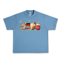 Pebble Blue christmas coffee Urban Heavy Tee - MaliasSmallBusiness