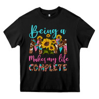 Black being a mom makes my life complete Heavy Core Tee - Artiststas